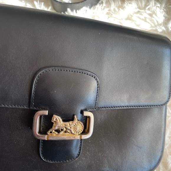 Authentic vintage Celine horse carriage box bag - Picture 3 of 15